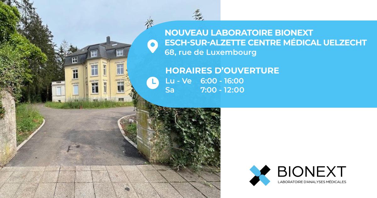 BIONEXT Esch-sur-Alzette Uelzecht Medical Center