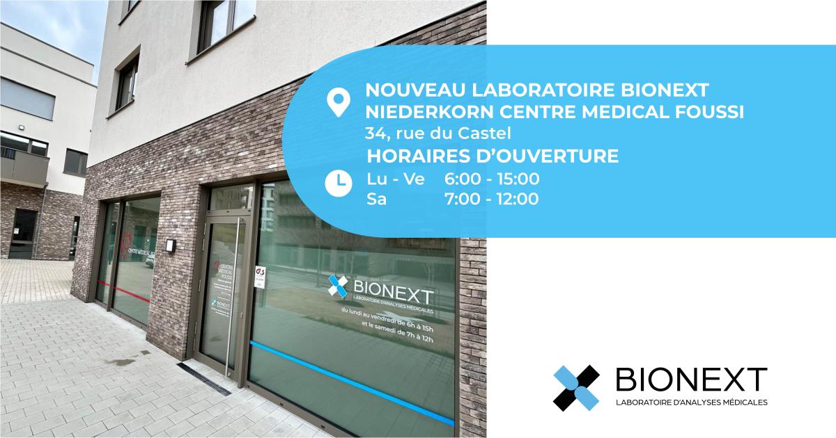 BIONEXT NIEDERKORN CENTRE MEDICAL FOUSSI