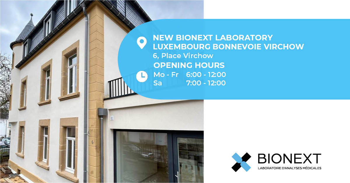 BIONEXT Luxembourg Bonnevoie Centre Médical Virchow