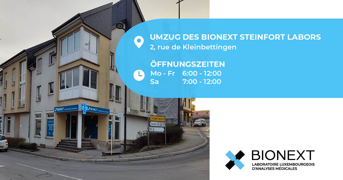 Umzug des BIONEXT Steinfort labors