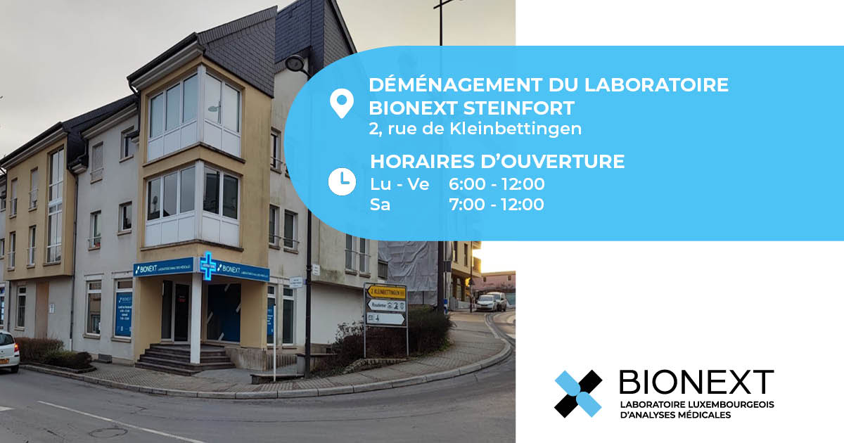 Déménagement BIONEXT Steinfort