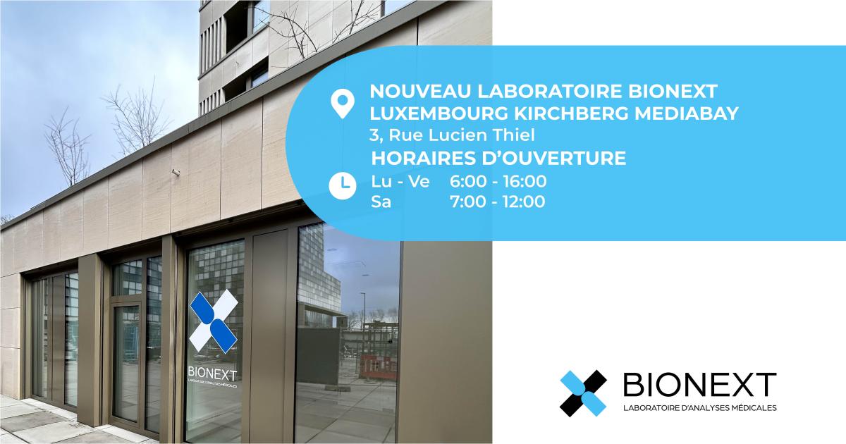 Laboratoire Bionext Kirchberg Mediabay