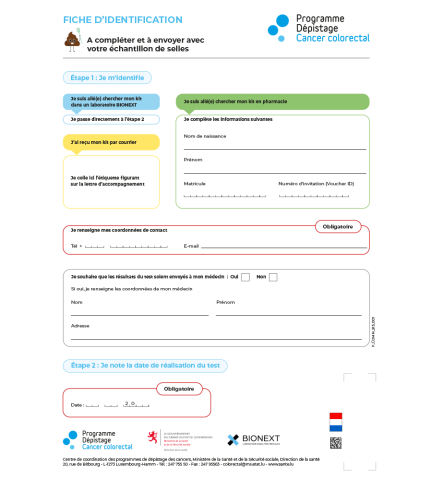 Fiche d'identification