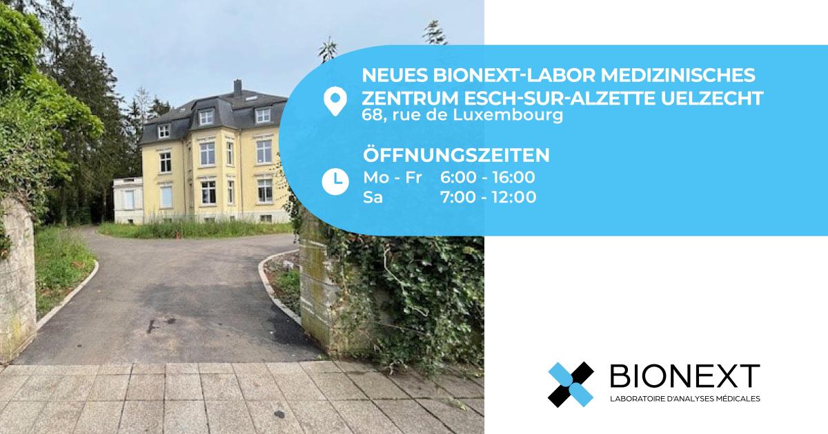 BIONEXT Esch-sur-Alzette Uelzecht Medical Center